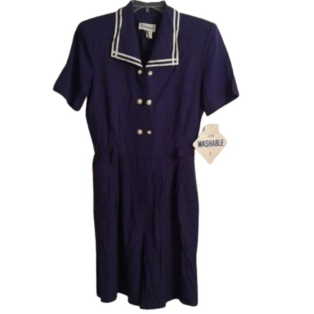 Periwinkle Romper 12 purple dressy Jumpsuit NEW Vintage NOS